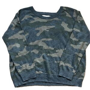 Stitches & Stripes Camo Sweatshirt Green Size XXL